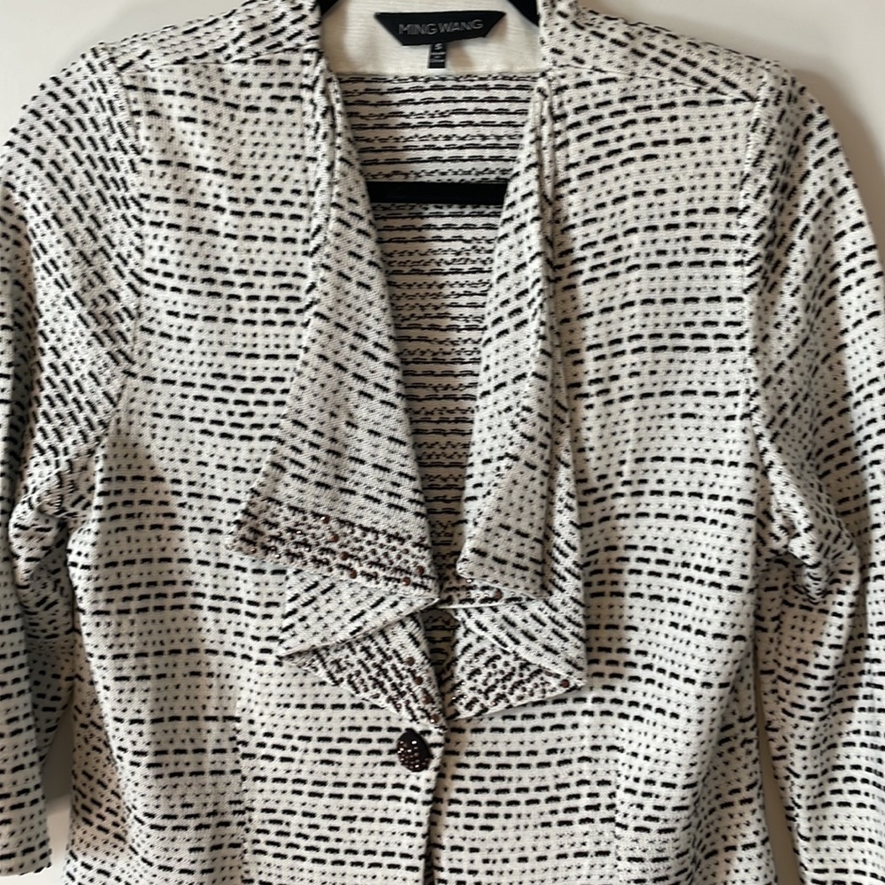 Ming Wang Lightweight Jacket Blazer - image 2